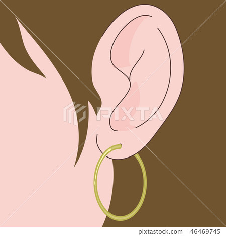 Piercing ear hoop 46469745
