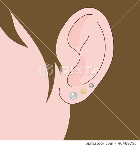 Piercing ear multiple Piercing ear multiple 46469755