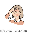 Fever-senior woman 46470080