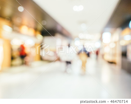 Abstract blur and defocused shopping mall of department store Abstract blur and defocused shopping mall of department store 46470714