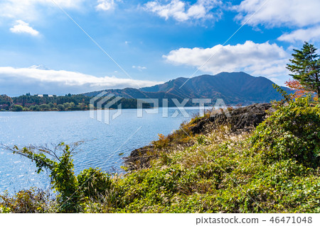 Beautiful landscape around lake kawaguchiko in Yamanashi Japan 46471048