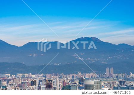 Beautiful architecture building exterior in taipei city in Taiwan 46471305