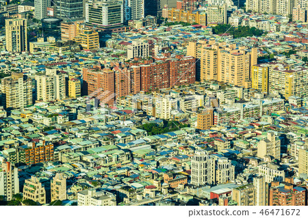 Beautiful architecture building exterior in taipei city in Taiwan 46471672