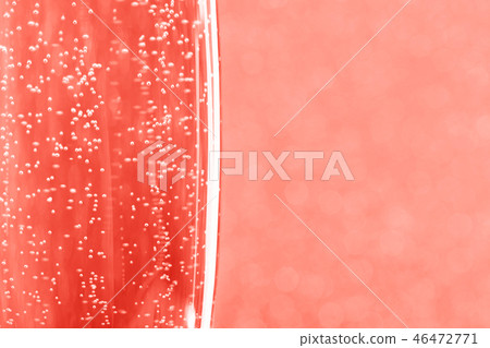 One glass of champagne on blurred background. Macro One glass of champagne on blurred background. Macro 46472771