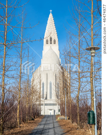 Back door of Hallgrimskirkja church, Iceland Back door of Hallgrimskirkja church, Iceland 46474977