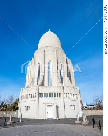Back door of Hallgrimskirkja church, Iceland 46475030