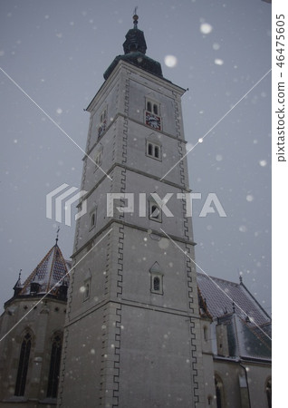 Croatia Zagreb St. Mark's Church Croatia Zagreb St. Mark's Church 46475605