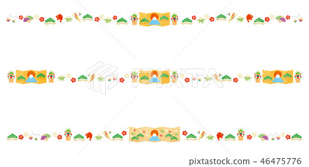 Material-New Year Line 46475776