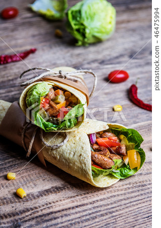 Mexican tortilla wrap Mexican tortilla wrap 46475994