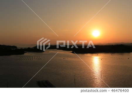 Watari Bay seen from Tomoyama Park Observatory 46476400