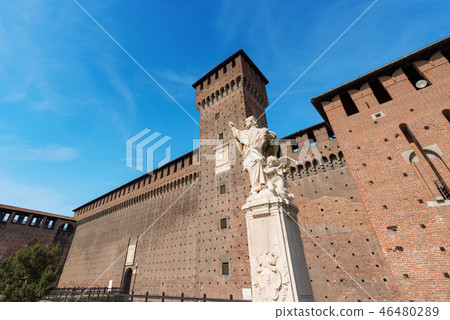 Sforza Castle - Milan Italy - Castello Sforzesco Sforza Castle - Milan Italy - Castello Sforzesco 46480289