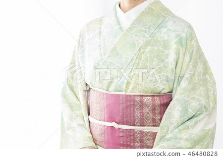 A woman in a kimono A woman in a kimono 46480828