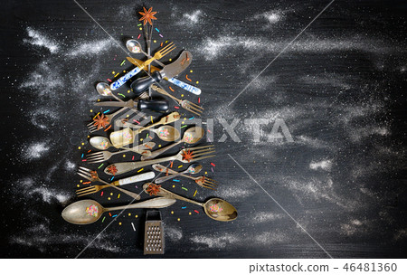 Kitchen Utensil Christmas Tree 46481360