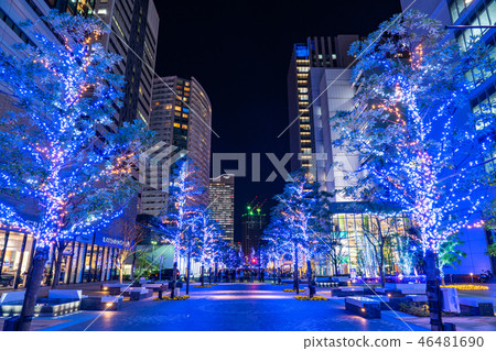 “神奈川縣”港區未來大商城公園,照明 “神奈川縣”港區未來大商城公園,照明 46481690