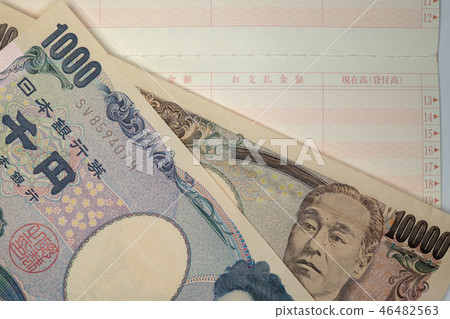 Passbook and money Passbook and money 46482563