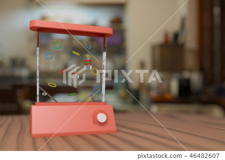 Retro water game placed on the table 46482607