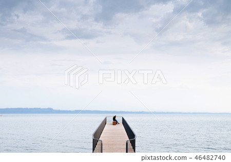 La Passerelle de l'Utopie at lake Neuchatel, Swiss 46482740