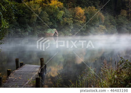 Early morning mist by the Old Boathouse 46483198