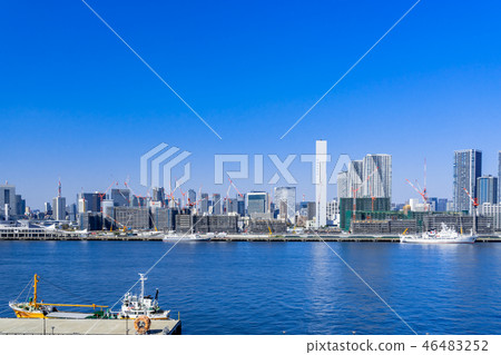 從豐鄉市場Harumi碼頭方向的城市的看法 從豐鄉市場Harumi碼頭方向的城市的看法 46483252