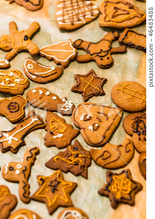 Fresh ginger cookies 46483488