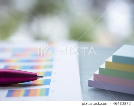 Business image, graph, woman 46483873
