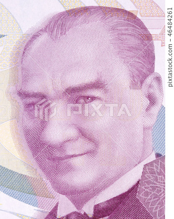 Mustafa Kemal Ataturk portrait from Turkish money  46484261