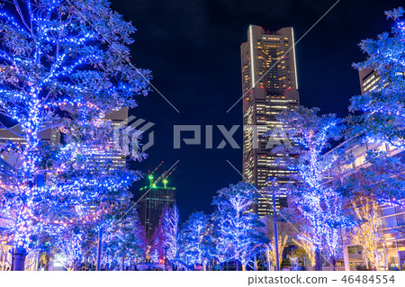 "Kanagawa Prefecture" Minato Mirai Grand Mall Park, illuminations "Kanagawa Prefecture" Minato Mirai Grand Mall Park, illuminations 46484554