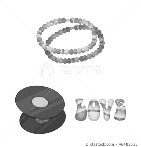 Happy and attribute monochrome icons in set collection for design. Happy and accessories vector Happy and attribute monochrome icons in set collection for design. Happy and accessories vector 46485515