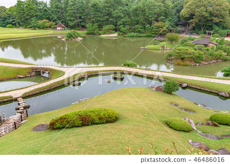A view from Korakuen Yushinzan A view from Korakuen Yushinzan 46486016