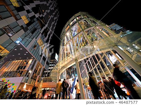 Tokyo cityscape in Japan "Shibuya Stream", a new landmark and light of Shibuya (night view) Tokyo cityscape in Japan "Shibuya Stream", a new landmark and light of Shibuya (night view) 46487577