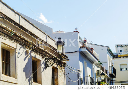 old stylish street lamp  46488055