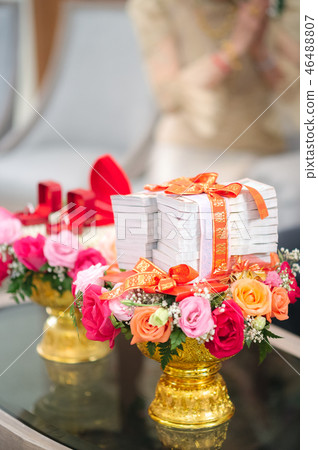 Traditional in Counting the dowry and ring Traditional in Counting the dowry and ring 46488807