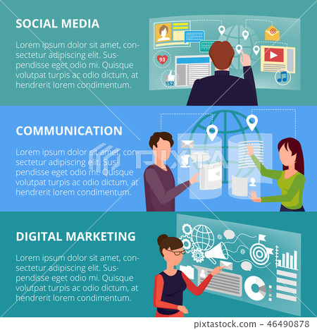 Set of virtual communication concepts Set of virtual communication concepts 46490878