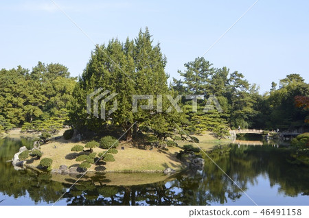 南湖(Kuribayashi Park /高松市,香川縣) 南湖(Kuribayashi Park /高松市,香川縣) 46491158