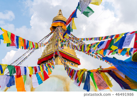 Boudhanath Stupa in Kathmandu, Nepal Boudhanath Stupa in Kathmandu, Nepal 46491986