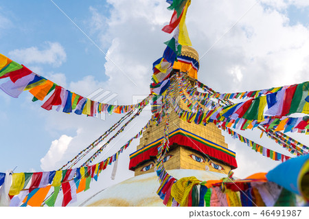 Boudhanath Stupa in Kathmandu, Nepal 46491987