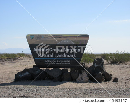 Amboy Crater National Monument Sign, Amboy USA 46493157
