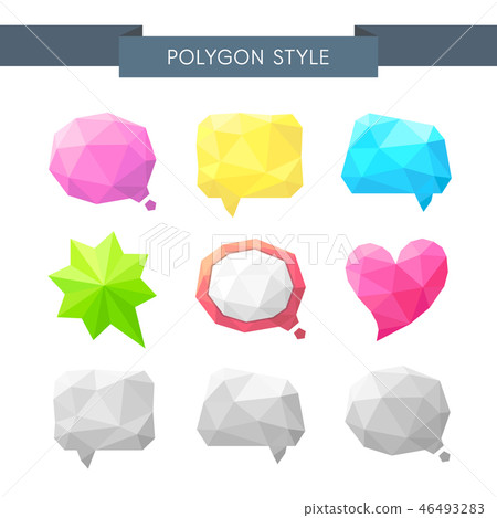 Polygon Icon Collection - Stock Illustration [46493283] - PIXTA