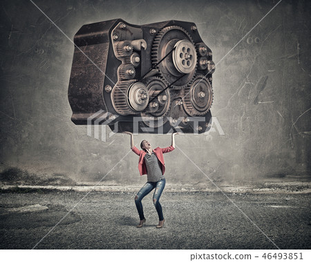 She is not afraid of hard work 46493851