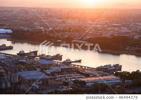 Industrial area of Yokkaichi 46494378
