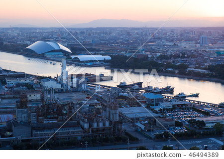 Industrial area of Yokkaichi 46494389