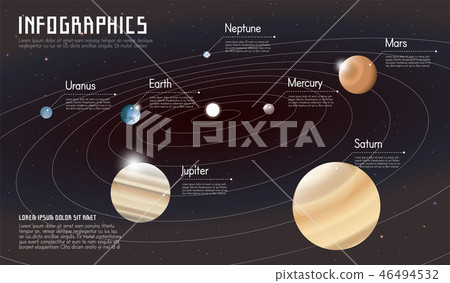 Space infographic Space infographic 46494532