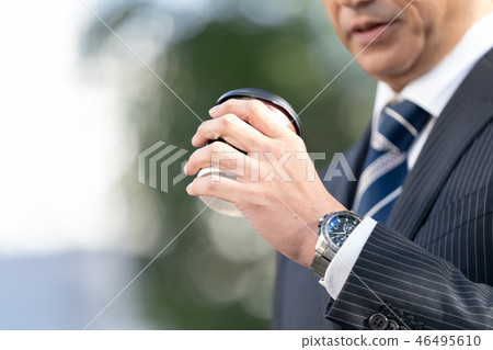 Businessman coffee Businessman coffee 46495610