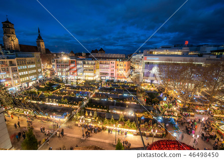 德國斯圖加特聖誕節市場Markt廣場 46498450