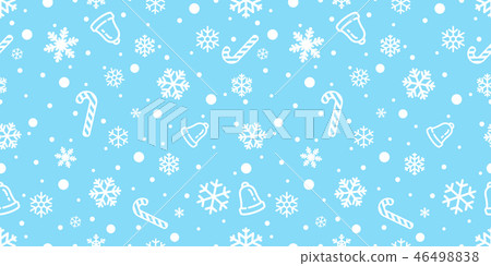 Snowflake seamless pattern vector Christmas snow Snowflake seamless pattern vector Christmas snow 46498838