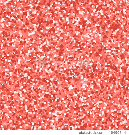 Pink or living coral color glitter, sparkles seamless pattern Pink or living coral color glitter, sparkles seamless pattern 46499844