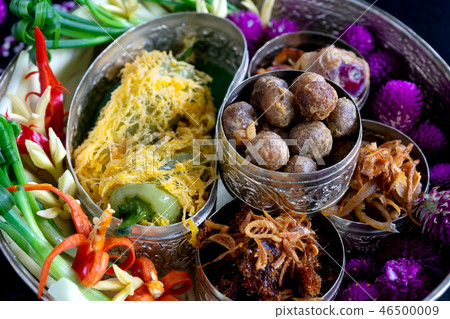 rice in ice water thai old style food 46500009