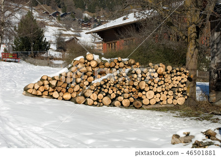 A Stack of Firewood 46501881