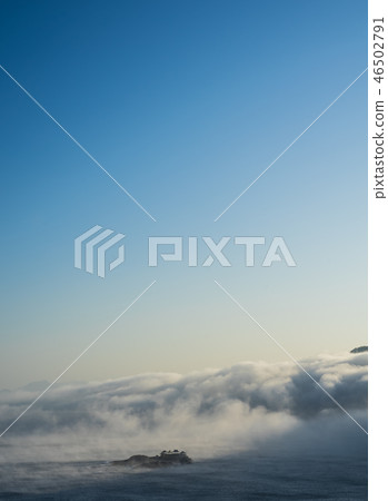 Ryugu城堡Gogashima包裹在雲海 Ryugu城堡Gogashima包裹在雲海 46502791