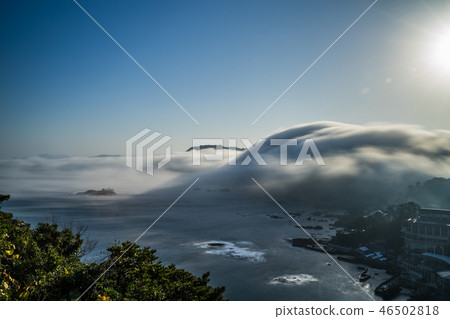 Ryugu Castle Gogashima wrapped in the sea of clouds 46502818